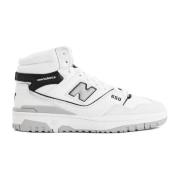 Witte Leren Sneakers Klassieke Stijl New Balance , White , Heren