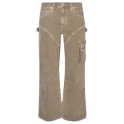 Veren Wijde Pijp Jeans Agolde , Brown , Dames