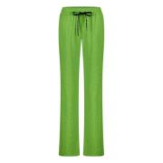 Groene Wijde Pijp Zomerbroek Jane Lushka , Green , Dames