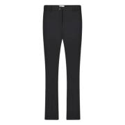 Technische Jersey Cropped Chino Broek Jane Lushka , Black , Dames