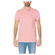 Polo Shirts Tommy Jeans , Pink , Heren