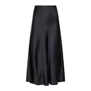 Bovary Zwarte Midi Rok Neo Noir , Black , Dames