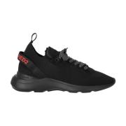 Fly Zwarte Neopreen Sneaker Dsquared2 , Black , Heren