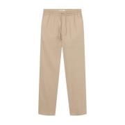 Linnen Pak Sweat Hybrid Broek Les Deux , Beige , Heren