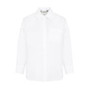Witte Katoenen Shirt Lodola Stijl Max Mara , White , Dames