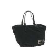 Pre-owned Nylon handbags Fendi Vintage , Black , Dames