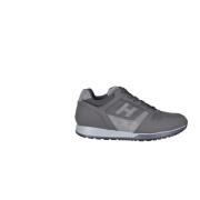 Italiaanse Leren Sneakers Hogan , Gray , Heren