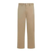 Beige Katoenen Klassieke Broek Junya Watanabe , Beige , Heren