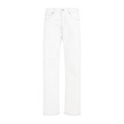 Witte Straight Leg Jeans Jacquemus , White , Heren