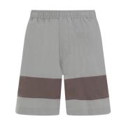 Grijze Katoenen Shorts Elastische Taille Craig Green , Multicolor , He...