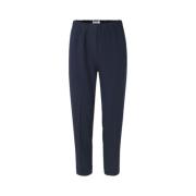 Getailleerde geweven broek met elastische taille Samsøe Samsøe , Blue ...