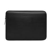 Klassieke Leren Laptoptas Les Deux , Black , Heren