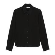 Viscose blouse regular Marc O'Polo , Black , Dames