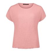 Gekreukeld Effect Boothals Top Betty Barclay , Pink , Dames