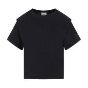 Zwarte Katoenen Zelitos T-Shirt Isabel Marant , Black , Dames
