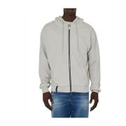 Elegante Grijze Zip Hoodie Richmond , Gray , Heren