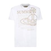 Witte Zomer T-Shirt Vivienne Westwood , White , Heren