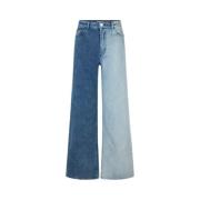 Hoge taille wijde jeans, ritssluiting Baum und Pferdgarten , Blue , Da...