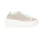 Platform Sneaker Nexus Hanoi Casadei , Beige , Dames