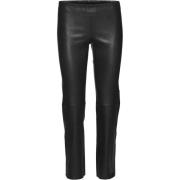 Celia stretch lederen broek Norr , Black , Dames