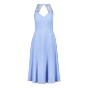 Cocktailjurk met kantinzet vera mont , Blue , Dames