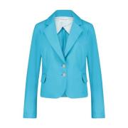 Technische Jersey Blazer | Lichtblauw Jane Lushka , Blue , Dames