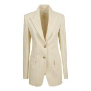 Sportmax Aversa Jassen Max Mara , Beige , Dames