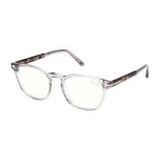 Blauw Blok Brillen Ft5890-B Tom Ford , Gray , Dames