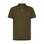 Klassieke Polo Shirts Collectie Ralph Lauren , Green , Heren