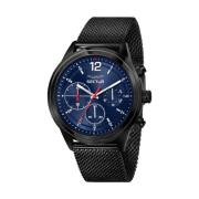 Chronograaf Blauw Wijzerplaat Mesh Armband Horloge Sector No Limits , ...