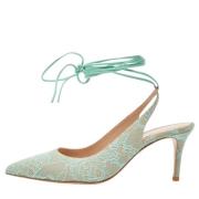 Pre-owned Lace heels Gianvito Rossi Pre-owned , Green , Dames