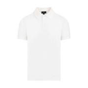 Off White Katoenen Poloshirt Dunhill , White , Heren