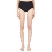 Retro High Waist Bikini Bottoms Ziah , Black , Dames