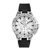 Sport Tech Chronograaf Horloge Versace , Gray , Heren