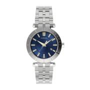 V-Race Roestvrij Staal Blauw Wijzerplaat Horloge Versace , Gray , Here...