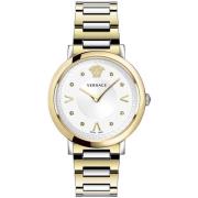 Chic Pop Dameshorloge Zilver Goud Versace , Multicolor , Dames