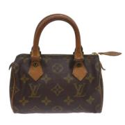 Pre-owned Canvas louis-vuitton-bags Louis Vuitton Vintage , Brown , Da...