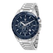 Chronograaf horloge met datumvenster Maserati , Gray , Heren