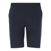 Blauwe Bermuda Shorts Elastische Taille Zakken K-Way , Blue , Heren