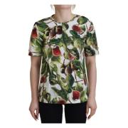Katoenen Fruit T-shirt Dolce & Gabbana , Green , Dames