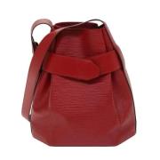 Pre-owned Leather louis-vuitton-bags Louis Vuitton Vintage , Red , Dam...