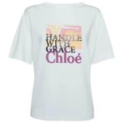 Pre-owned Cotton tops Chloé Pre-owned , White , Dames