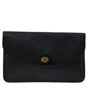 Pre-owned Canvas clutches Dior Vintage , Black , Dames