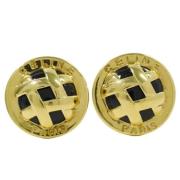 Pre-owned Yellow Gold earrings Celine Vintage , Yellow , Dames