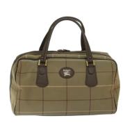 Pre-owned Canvas handbags Burberry Vintage , Green , Dames