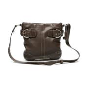 Pre-owned Leather shoulder-bags Coach Pre-owned , Brown , Dames