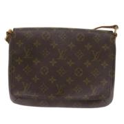 Pre-owned Canvas louis-vuitton-bags Louis Vuitton Vintage , Brown , Da...