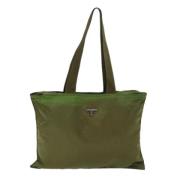 Pre-owned Fabric shoulder-bags Prada Vintage , Green , Dames