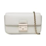 Mini Crossbody Tas Marshmallow Metropolis Furla , White , Dames