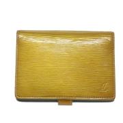 Pre-owned Leather home-office Louis Vuitton Vintage , Yellow , Dames